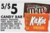 Pioneer Supermarkets Candy Bar offer