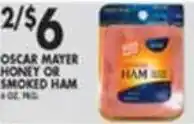 Pioneer Supermarkets Oscar Mayer Honey Or Smoked Ham offer