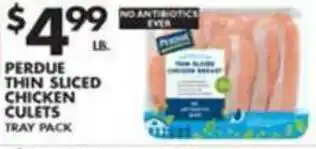 Pioneer Supermarkets Perdue Thin Sliced Chicken Culets offer
