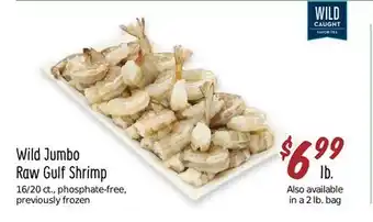 Sprouts Farmers Market Wild jumbo raw gulf shrimp offer