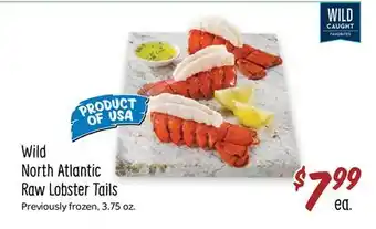 Sprouts Farmers Market Wild north atlantic raw lobster tails offer