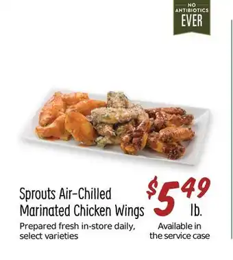 Sprouts Farmers Market Sprouts air-chilled marinated chicken wings offer