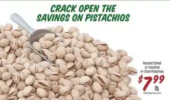 Sprouts Farmers Market In-shell pistachios offer