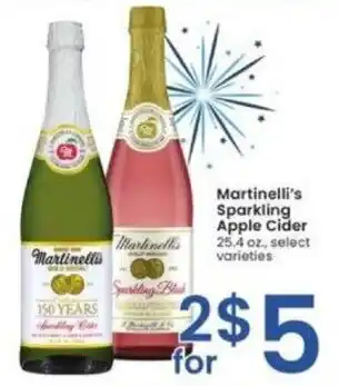 Albertsons Martinelli's Sparkling Apple Cider offer
