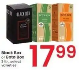 Albertsons Black Box or Bota Box offer