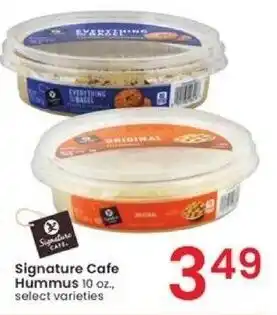 Albertsons Signature Cafe Hummus offer