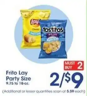 Price Rite Frito Lay Party Size offer