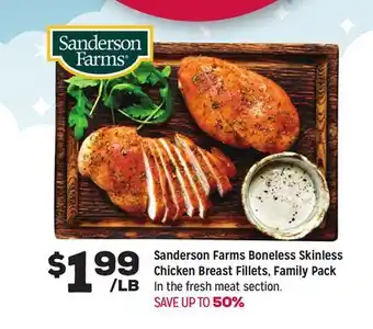 Grocery Outlet Sanderson farms boneless skinless chicken breast fillets offer