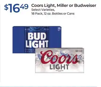 Rite Aid Coors light, miller or budweiser offer
