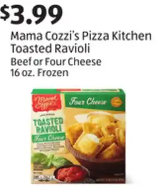 Aldi Mama cozzi's pizza kitchen toasted ravioli offer