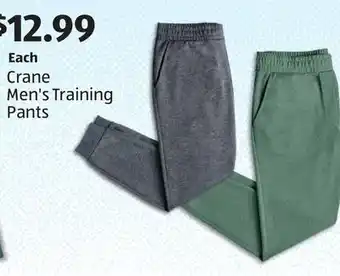 Aldi Crane men's training pants offer