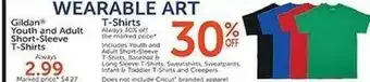 Hobby Lobby Gildan youth and adult short-sleeve t-shirts offer