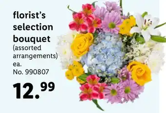 Lidl Florist's selection bouquet offer