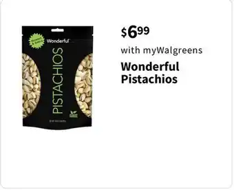 Walgreens Wonderful pistachios offer