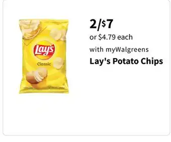 Walgreens Lay's potato chips offer