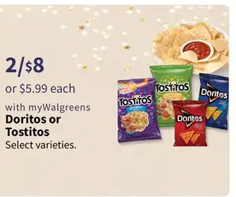 Walgreens Doritos or tostitos offer