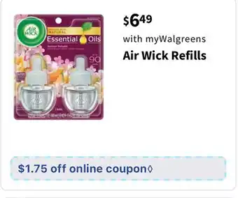 Walgreens Air wick refills offer
