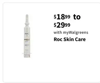 Walgreens Roc skin care offer