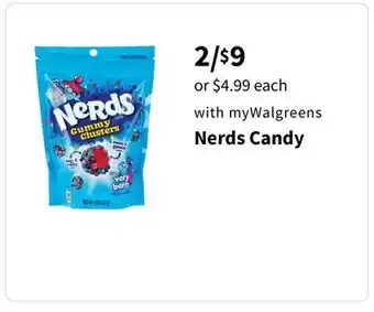 Walgreens Nerds candy offer