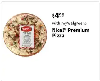Walgreens Nice! premium pizza offer