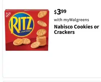 Walgreens Nabisco cookies or crackers offer