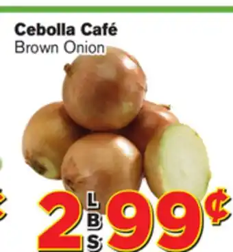 El Super Fresh Brown onion offer