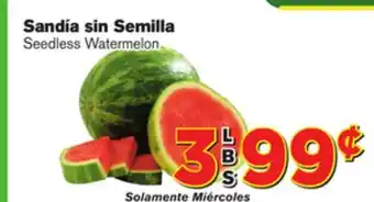 El Super Fresh Seedless watermelon offer