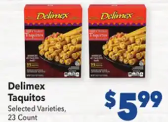 Vallarta Supermarkets Delimex taquitos offer