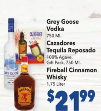 Vallarta Supermarkets Grey goose vodka offer