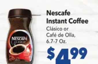 Vallarta Supermarkets Nescafe instant coffee offer