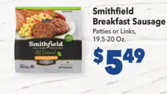 Vallarta Supermarkets Smithfield breakfast sausage offer