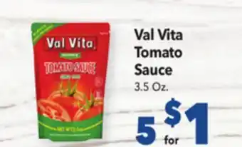 Vallarta Supermarkets Val vita tomato sauce offer