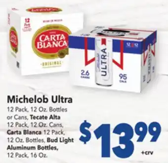 Vallarta Supermarkets Michelob ultra offer