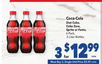 Vallarta Supermarkets Coca-cola diet coke, coke zero, sprite or fanta offer