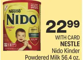 CVS Nestle nido kinder powdered milk offer