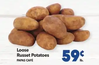 Vallarta Supermarkets Loose russet potatoes / papas café offer