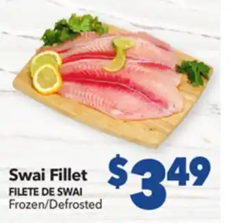 Vallarta Supermarkets Swai fillet/filete de swai offer