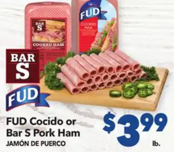 Vallarta Supermarkets Fud cocido or bar s pork ham/jamón de puerco offer
