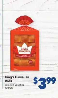 Vallarta Supermarkets King's hawaiian rolls offer