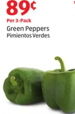 Aldi Green peppers offer