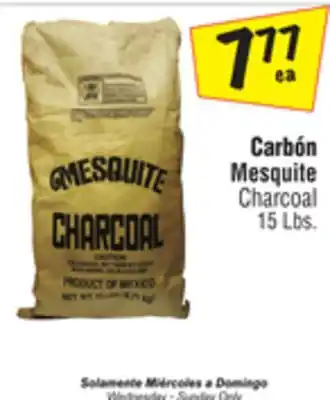 El Super Mesquite charcoal offer