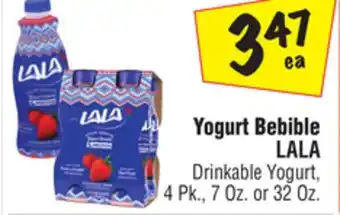 El Super Lala drinkable yogurt offer
