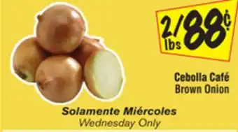 El Super Brown onion offer