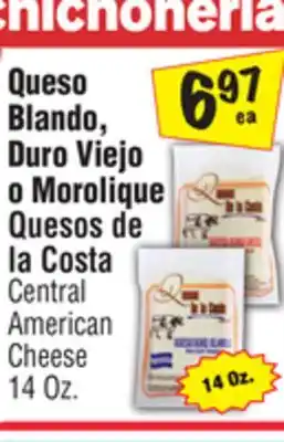 El Super Central american cheese offer