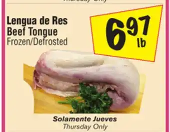 El Super Beef tongue offer