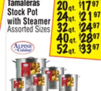 El Super Stock pot with steamer offer