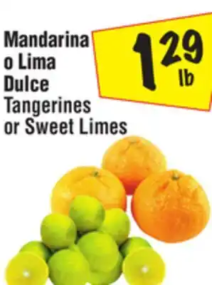 El Super Tangerines or sweet limes offer