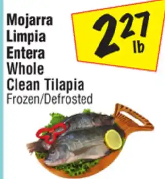 El Super Whole clean tilapia offer