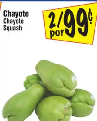 El Super Chayote squash offer