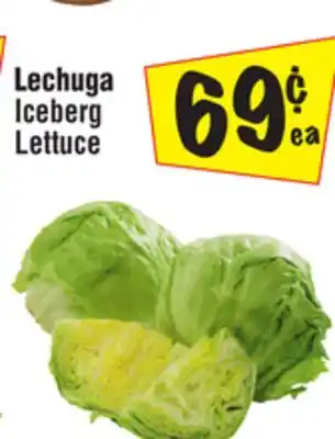 El Super Iceberg lettuce offer